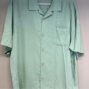 Men's Mint Green Short Sleeve Shirt